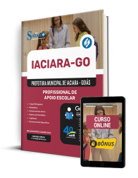 Capa Apostila Prefeitura de Iaciara - GO 2025 - Profissional de Apoio Escolar