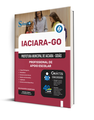 Apostila Prefeitura de Iaciara - GO 2025 - Profissional de Apoio Escolar - Imagem 2