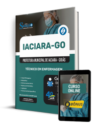 Capa Apostila Prefeitura de Iaciara - GO 2025 - Técnico em Enfermagem
