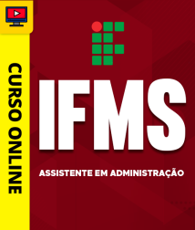Capa Curso IFMS - Assistente em Administração
