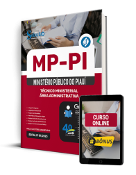 Capa Apostila MP-PI 2025 - Técnico Ministerial - Área Administrativa
