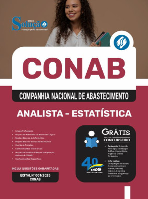 Apostila CONAB 2025 - Analista - Estatística - Imagem 3