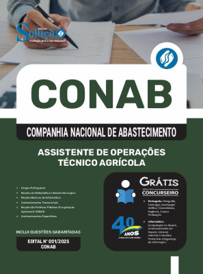 Apostila CONAB 2025 - Assistente de Operações/Técnico Agrícola - Imagem 3
