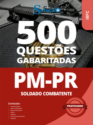 Caderno de Questões PM-PR - Soldado Combatente - 500 Questões Gabaritadas - Imagem 2