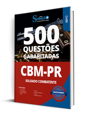 Caderno de Questões CBM-PR - Soldado Combatente - 500 Questões Gabaritadas - Imagem 1