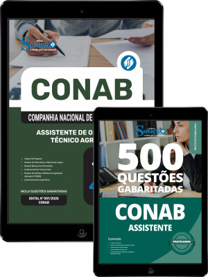 Combo CONAB - Assistente de Operações/Técnico Agrícola - Imagem 1