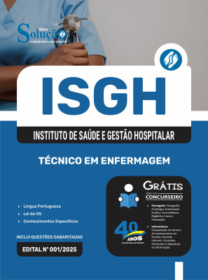Apostila ISGH 2025 - Técnico em Enfermagem - Imagem 3