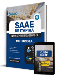 Capa Apostila SAAE Itapira - SP 2025 - Motorista
