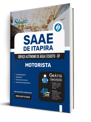Apostila SAAE Itapira - SP 2025 - Motorista - Imagem 2