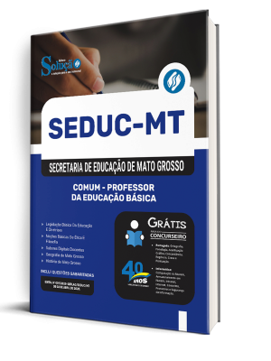 Apostila SEDUC-MT 2025 - Comum - Professor da Educação Básica - Imagem 2