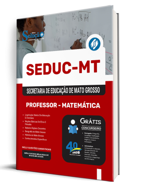 Apostila SEDUC-MT 2025 - Professor - Matemática - Imagem 2