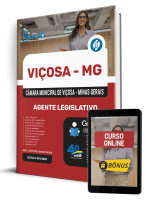 Apostila Câmara de Viçosa - MG 2025 - Agente Legislativo - Imagem 1