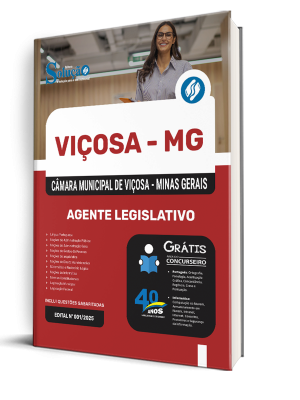 Apostila Câmara de Viçosa - MG 2025 - Agente Legislativo - Imagem 2