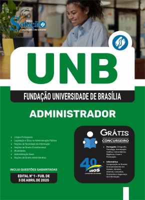 Apostila UNB em PDF 2025 - Administrador - Imagem 1