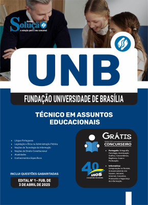 Apostila UNB 2025 - Técnico em Assuntos Educacionais - Imagem 3