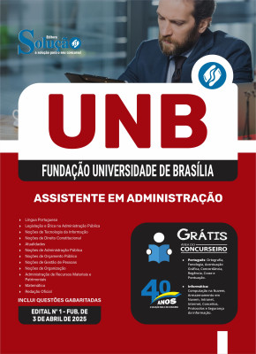 Apostila UNB 2025 - Assistente em Administração - Imagem 3