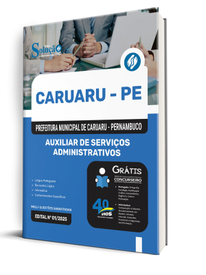 Apostila Prefeitura de Caruaru - PE 2025 - Auxiliar de Serviços Administrativos - Imagem 2
