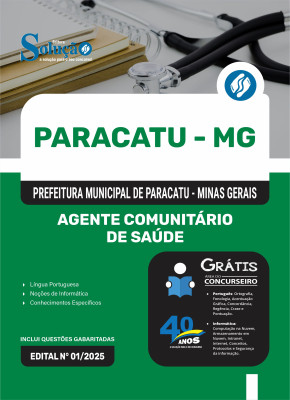 Apostila Prefeitura de Paracatu - MG 2025 - Agente Comunitário de Saúde - Imagem 3