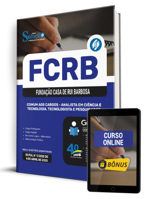 Apostila FCRB 2025 - Comum aos Cargos - Analista em Ciência e Tecnologia, Tecnologista e Pesquisador - Imagem 1