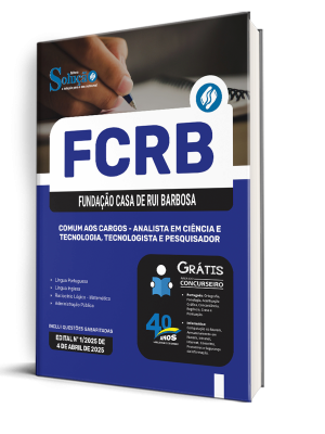 Apostila FCRB 2025 - Comum aos Cargos - Analista em Ciência e Tecnologia, Tecnologista e Pesquisador - Imagem 2