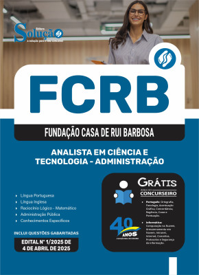 Apostila FCRB 2025 - Analista em Ciência e Tecnologia - Administração - Imagem 3