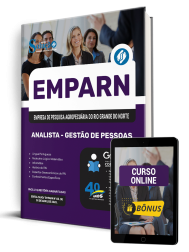 Capa Apostila EMPARN 2025 - Analista - Gestão de Pessoas