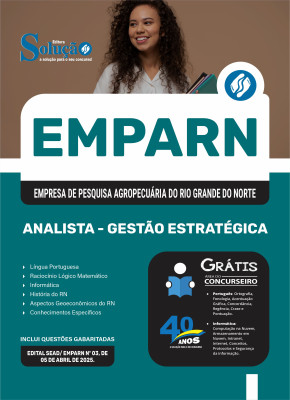 Apostila EMPARN em PDF 2025 - Analista - Gestão Estratégica - Imagem 1