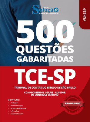 Caderno de Questões TCE-SP - Auditor de Controle Externo (Conhecimentos Gerais) - 500 Questões Gabaritadas - Imagem 2