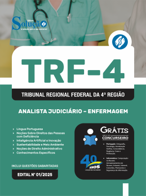 Apostila TRF-4 2025 - Analista Judiciário - Enfermagem - Imagem 3