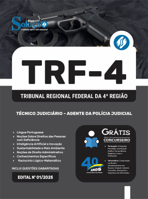 Apostila TRF-4 2025 - Técnico Judiciário - Agente da Polícia Judicial - Imagem 3