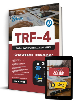 Apostila TRF-4 2025 - Técnico Judiciário - Contabilidade - Imagem 1