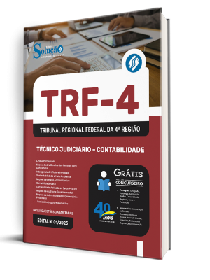 Apostila TRF-4 2025 - Técnico Judiciário - Contabilidade - Imagem 2