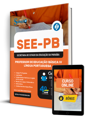 Apostila SEE-PB 2025 - Professor de Educação Básica IV - Língua Portuguesa - Imagem 1