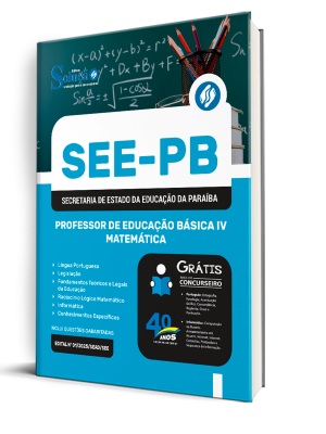 Apostila SEE-PB 2025 - Professor de Educação Básica IV - Matemática - Imagem 2