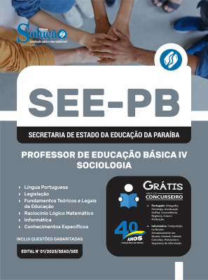 Apostila SEE-PB 2025 - Professor de Educação Básica IV - Sociologia - Imagem 3