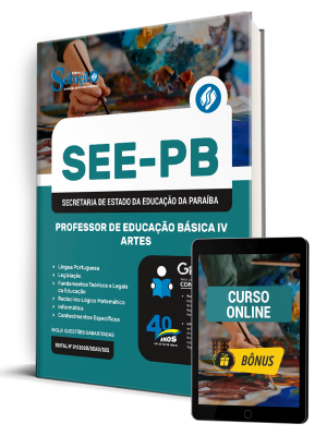 Apostila SEE-PB 2025 - Professor de Educação Básica IV - Artes - Imagem 1