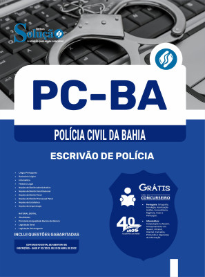 Apostila PC-BA em PDF 2025 - Escrivão de Polícia - Imagem 1