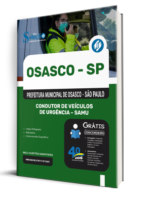 Apostila Prefeitura de Osasco - SP 2025 - Condutor de Veículos de Urgência - SAMU - Imagem 2
