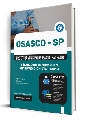 Apostila Prefeitura de Osasco - SP 2025 - Técnico de Enfermagem Intervencionista – SAMU - Imagem 2