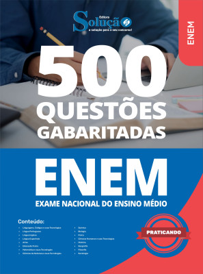 Caderno de Questões ENEM em PDF - 500 Questões Gabaritadas - Imagem 1