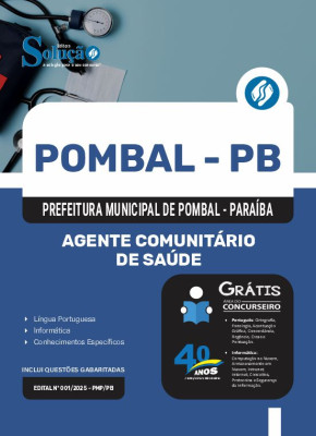Apostila Prefeitura de Pombal - PB 2025 - Agente Comunitário de Saúde - Imagem 3