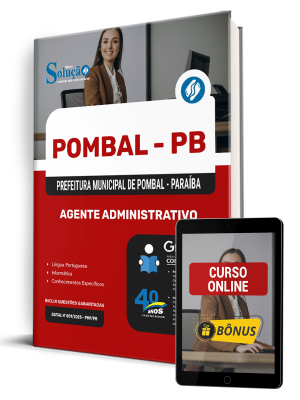Apostila Prefeitura de Pombal - PB 2025 - Agente Administrativo - Imagem 1