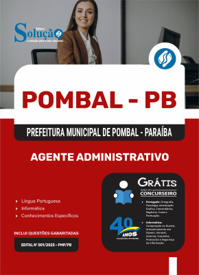 Apostila Prefeitura de Pombal - PB 2025 - Agente Administrativo - Imagem 3