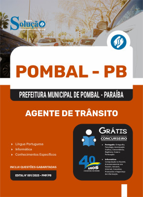 Apostila Prefeitura de Pombal - PB 2025 - Agente de Trânsito - Imagem 3