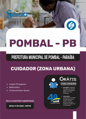 Apostila Prefeitura de Pombal - PB 2025 - Cuidador (Zona Urbana) - Imagem 3