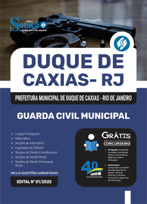 Apostila Prefeitura de Duque de Caxias - RJ 2025 - Guarda Civil Municipal - Imagem 3