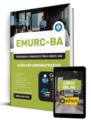 Apostila EMURC 2025 - Auxiliar Administrativo - Imagem 1