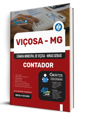 Apostila Câmara de Viçosa - MG 2025 - Contador  - Imagem 2