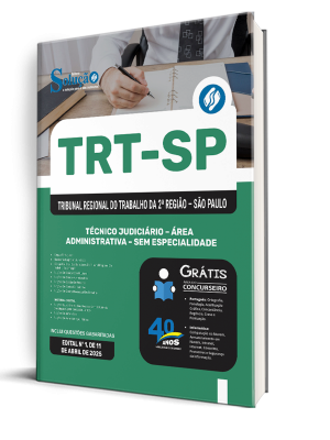 Apostila TRT-SP 2025 - Técnico Judiciário - Área Administrativa - Sem Especialidade - Imagem 2