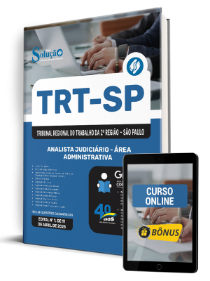 Apostila TRT-SP 2025 - Analista Judiciário - Área Administrativa - Imagem 1